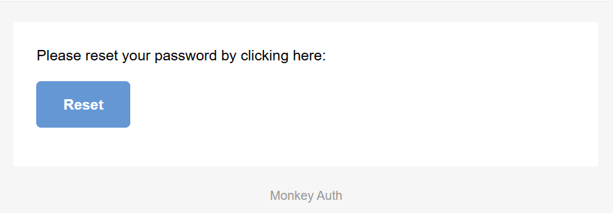 Forgot password email