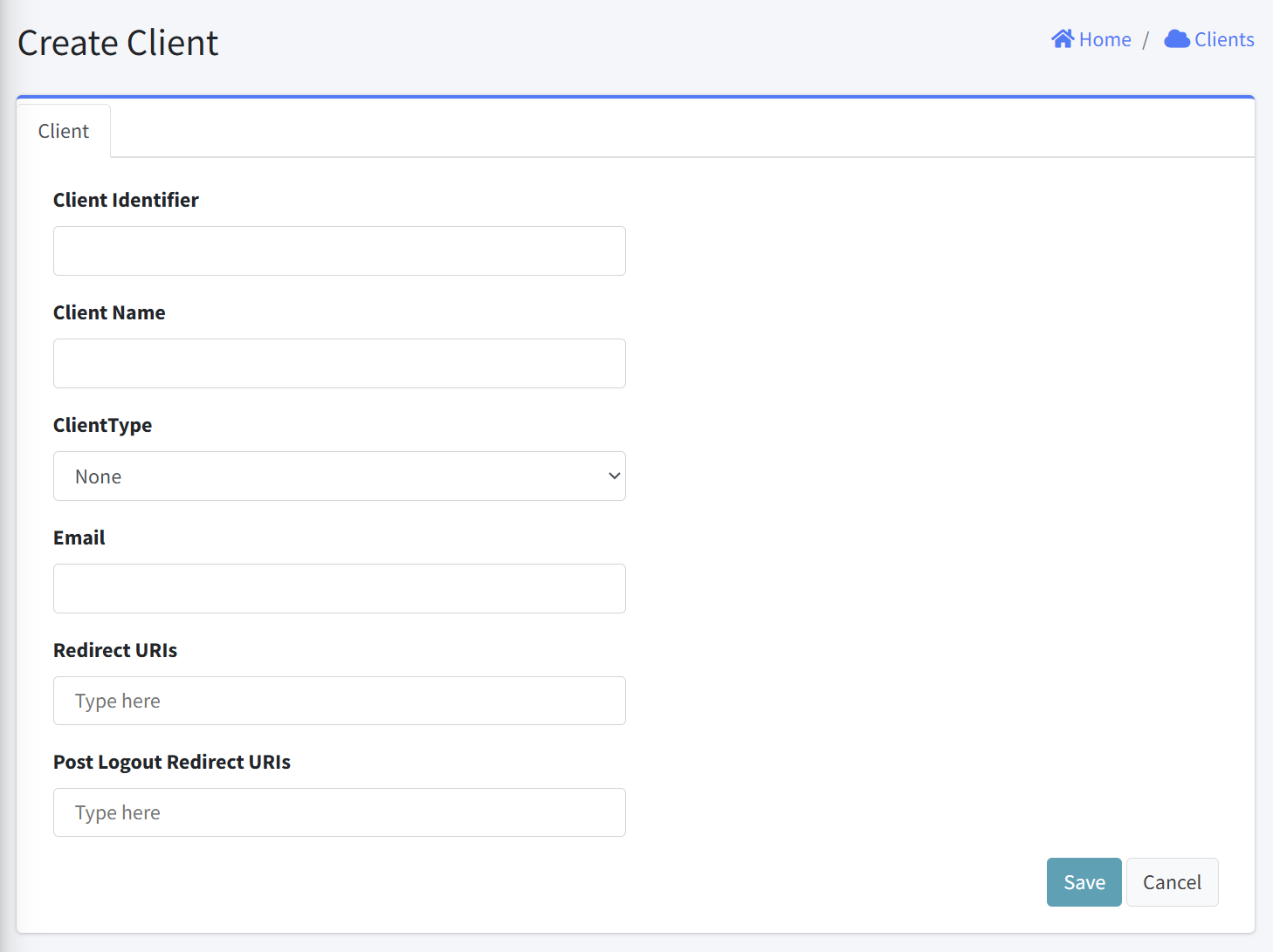 Create Client